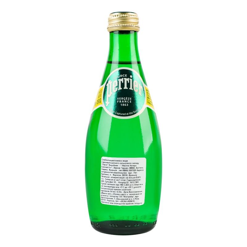 Вода газ Perrier 0.33л скло
